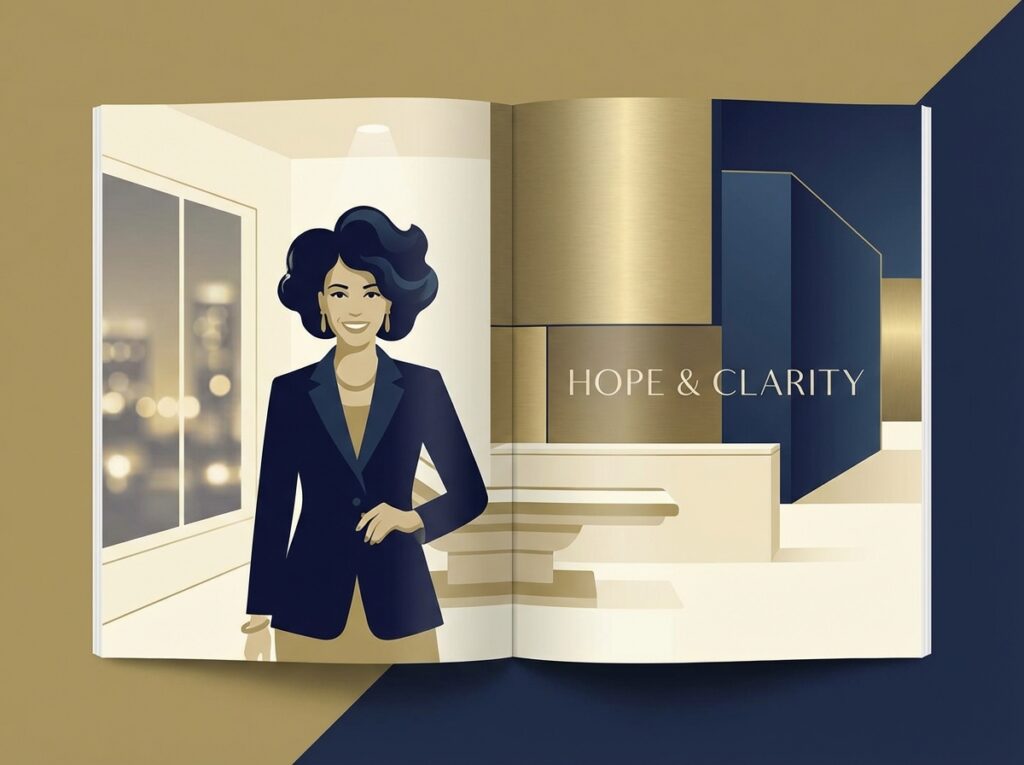 Person with restored healthy hair in a modern clinic, representing candidacy evaluation for hair transplant for alopecia areata