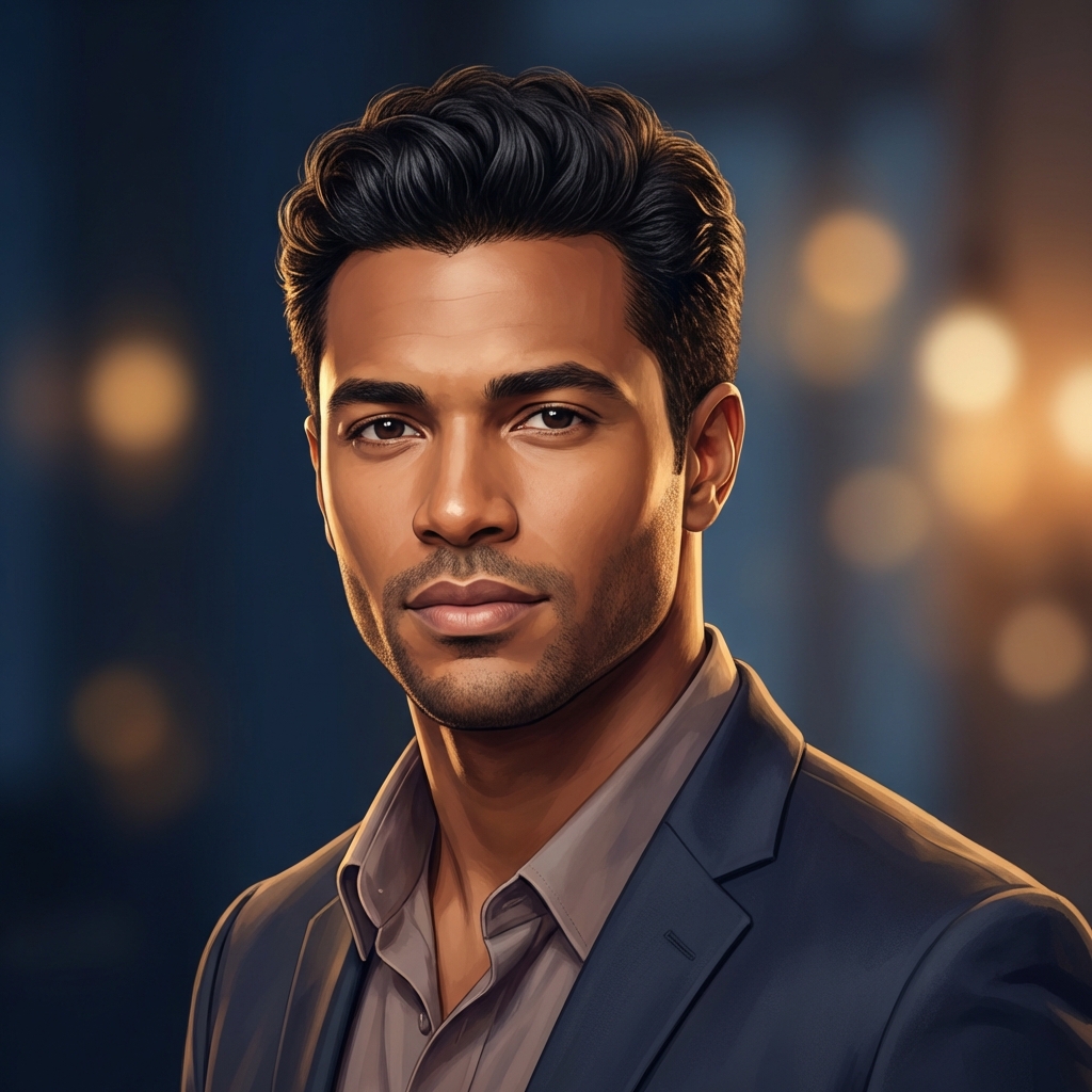 Confident man with natural dense frontal hairline illustrating hair transplant for frontal forelock results