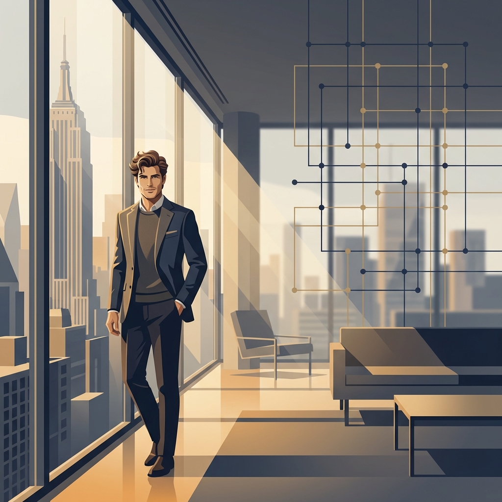 Confident man with full hair representing successful hair transplant planning for male pattern baldness stages