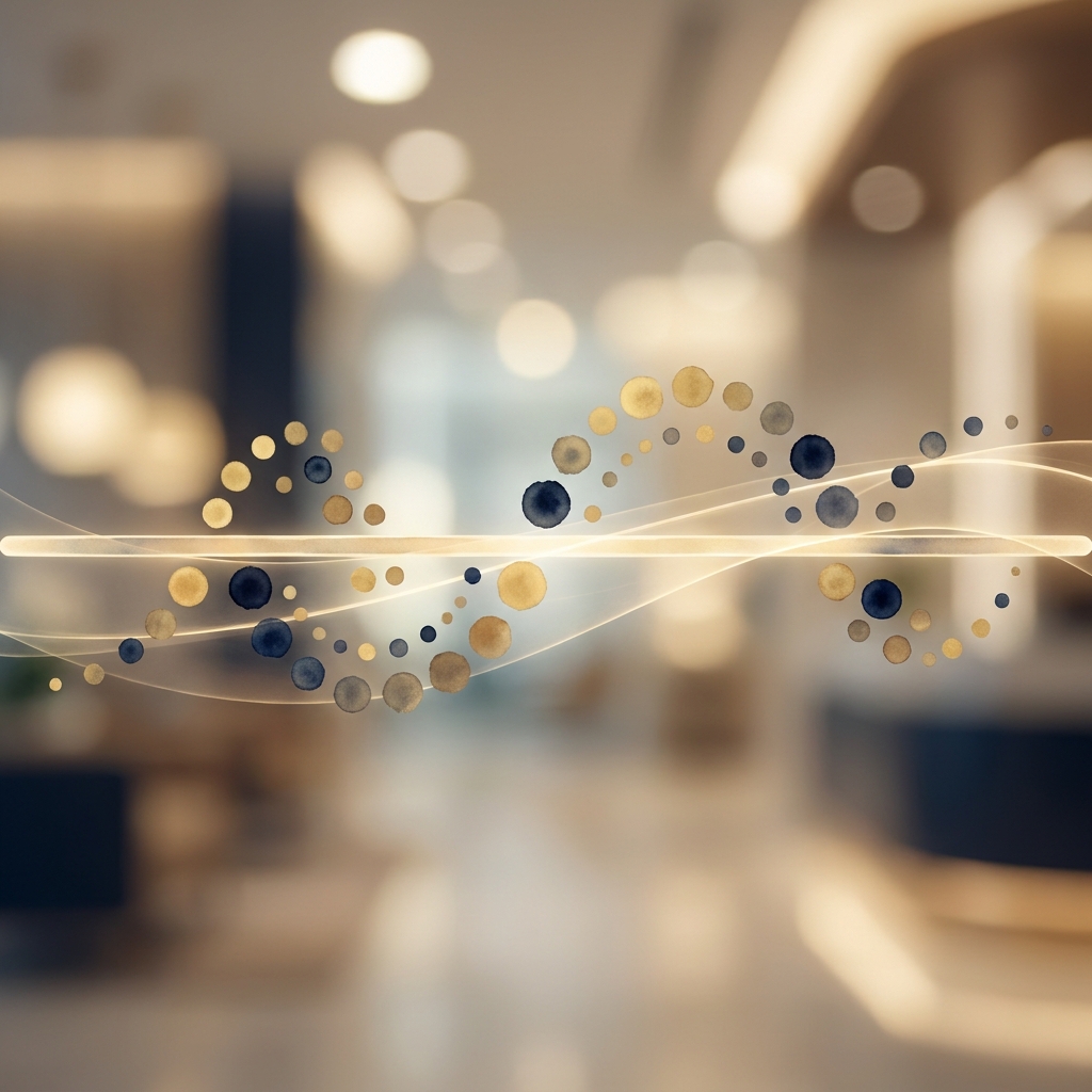 Conceptual timeline illustration representing scalp micropigmentation touch up frequency and long-term maintenance planning