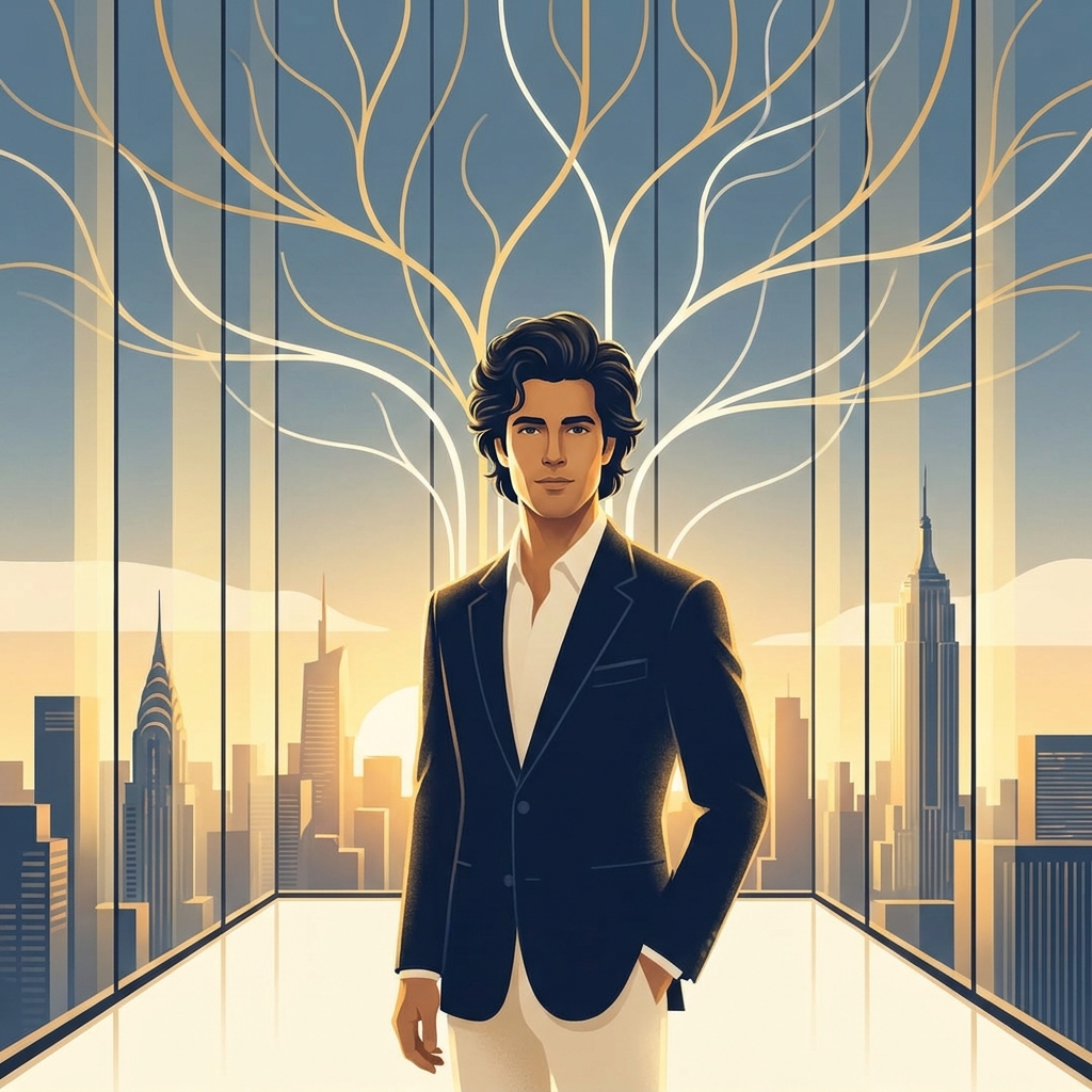 Confident man with restored hair in modern clinic setting, representing hair transplant vs hair loss medication decision