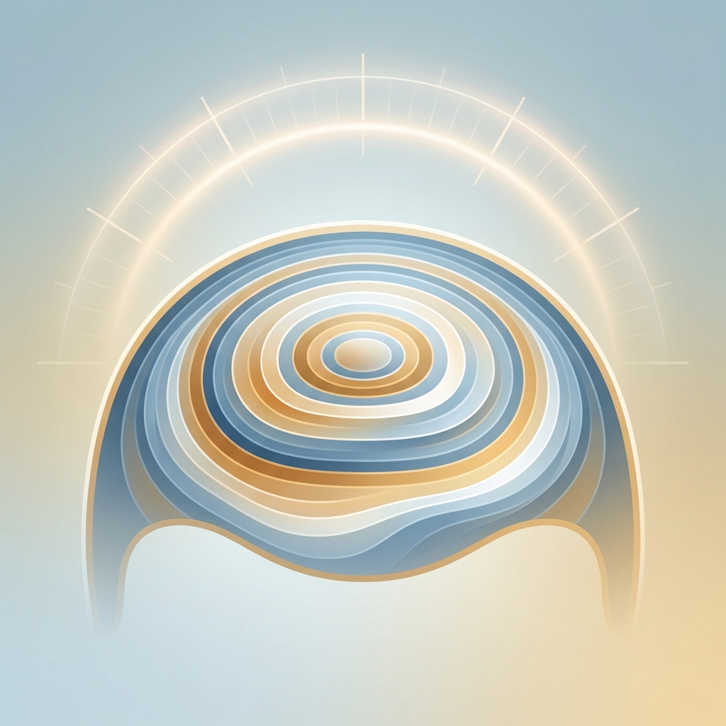 Stylized illustration representing hair transplant donor area recovery stages over time