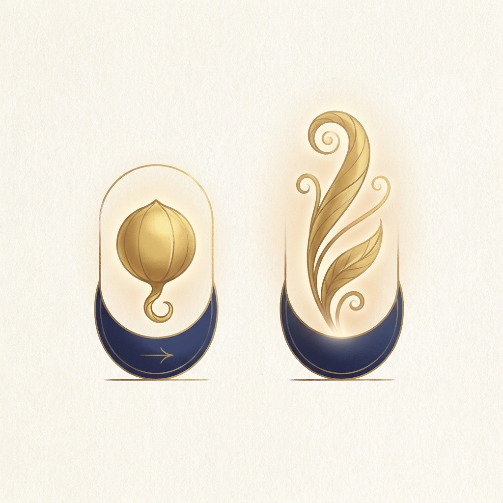 Conceptual illustration of two-phase hair growth cycle representing hair loss after bariatric surgery causes