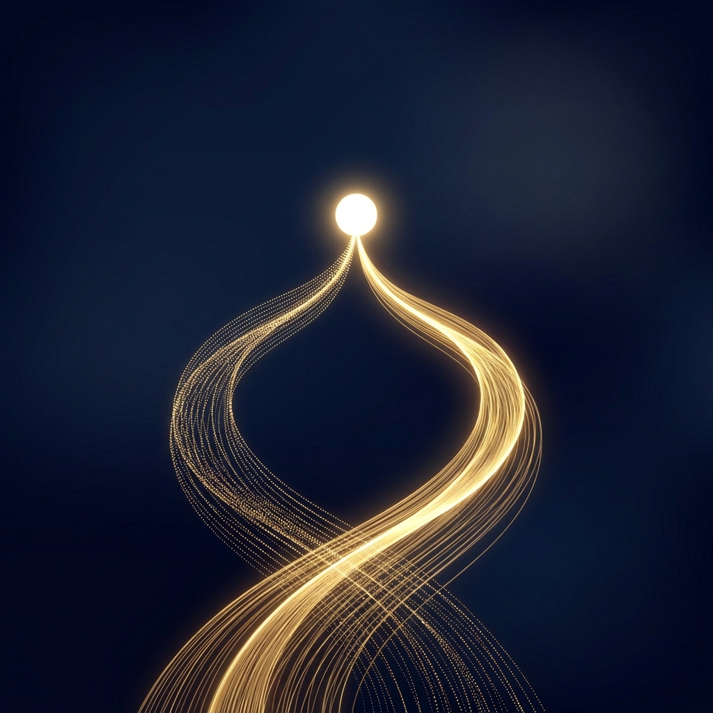 Conceptual illustration showing two distinct pathways merging into one outcome, representing how to choose between FUE and FUT for your hair type
