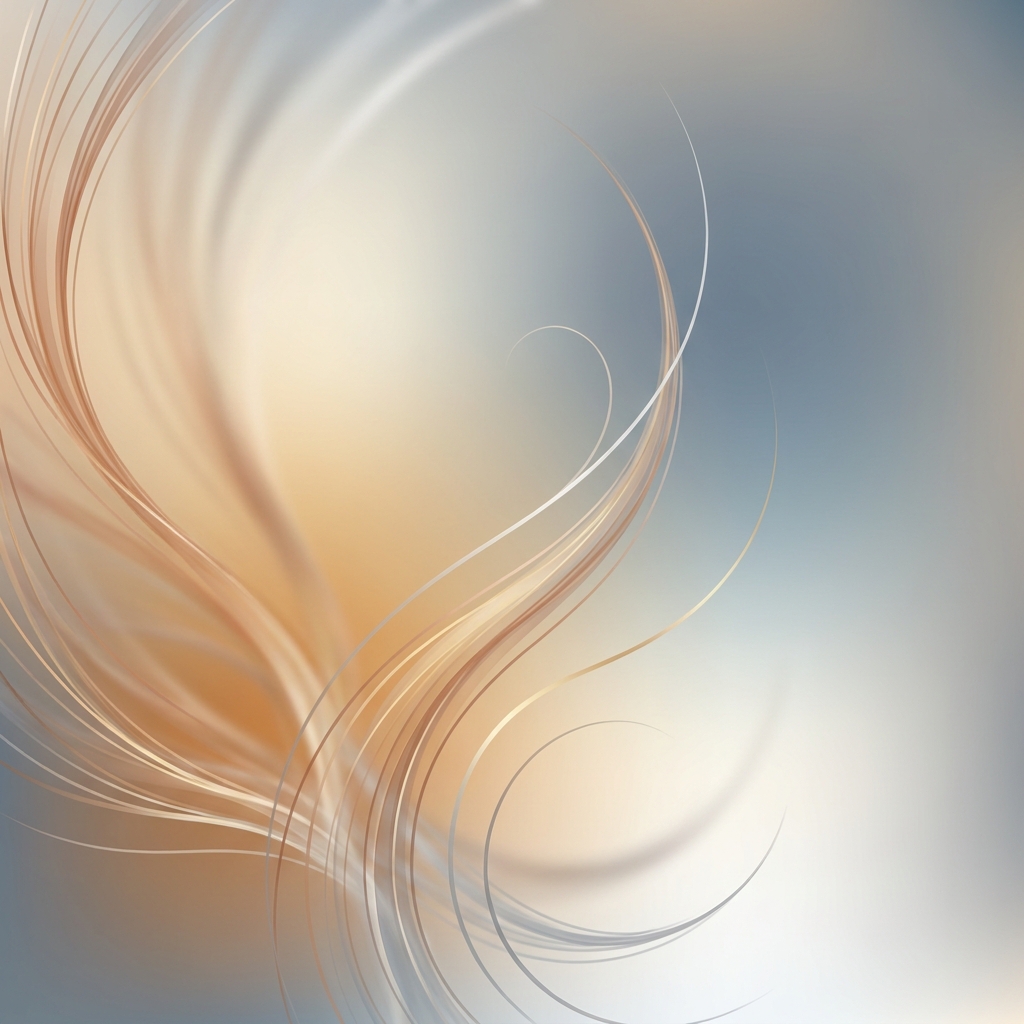 Conceptual illustration representing GLP-1 medication hair loss from Ozempic and Wegovy, showing delicate floating hair strands