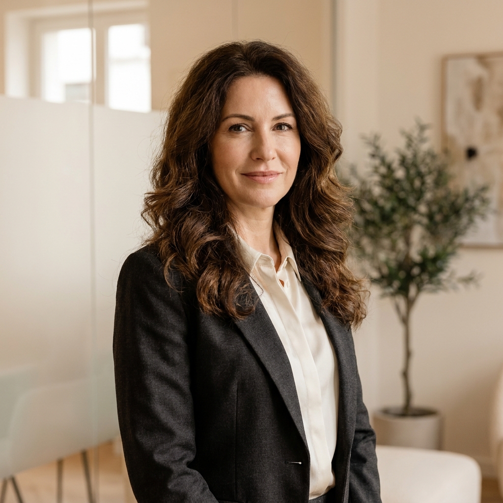 Confident woman with healthy full hair considering FUE hair transplant candidacy options