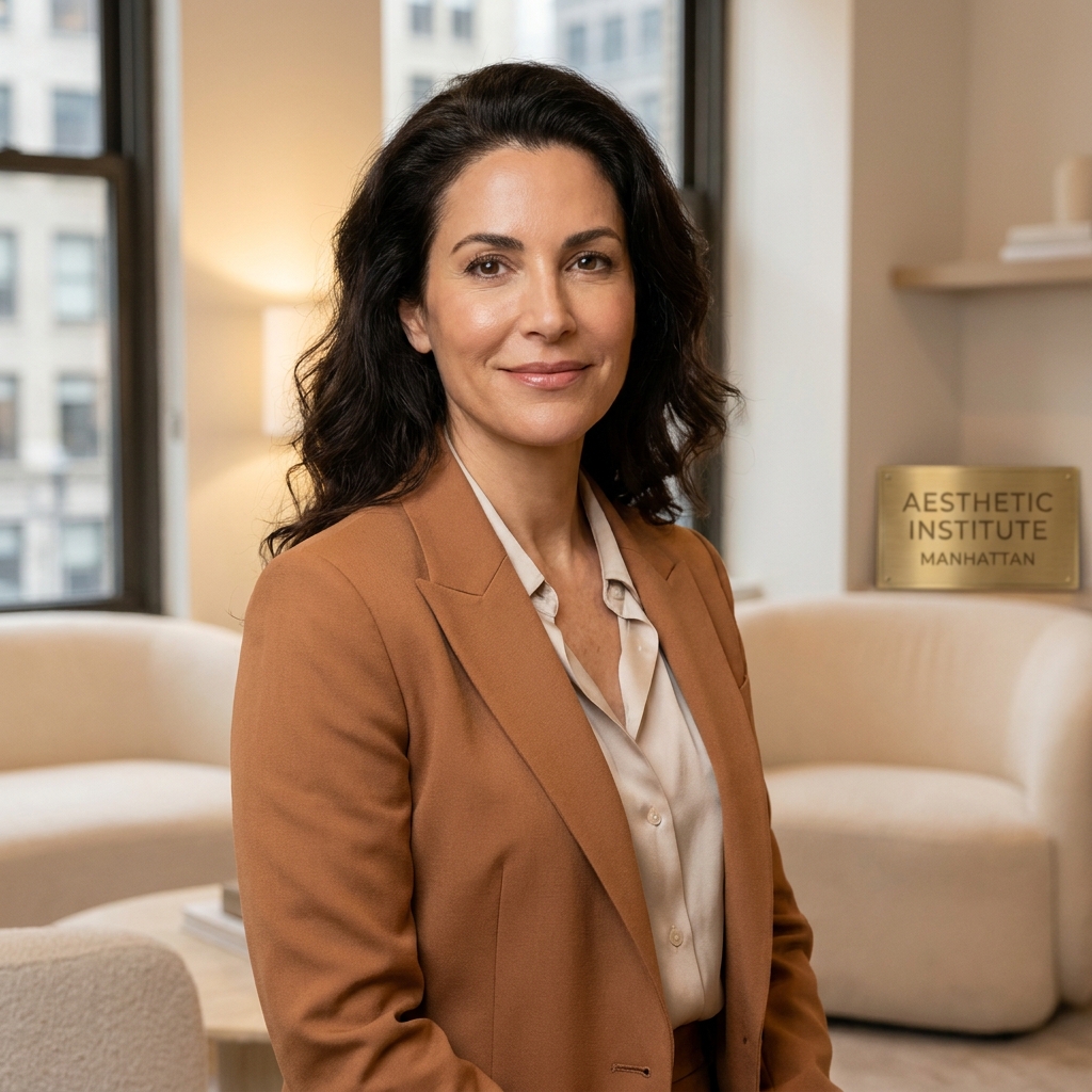 Confident woman with a healthy, defined hairline representing candidacy evaluation for hair transplant for receding hairline women