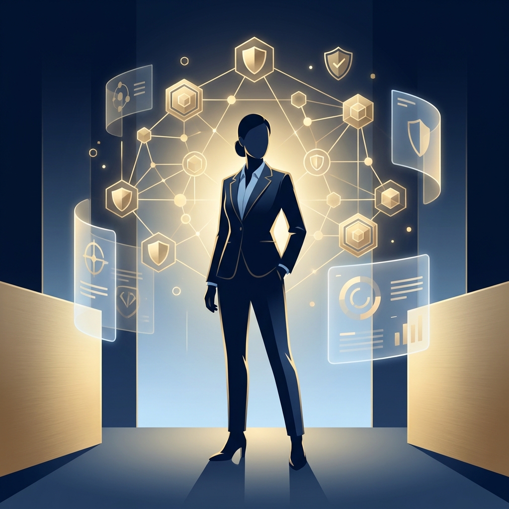Stylized illustration representing hair restoration network community vetting and elite clinic scrutiny standards