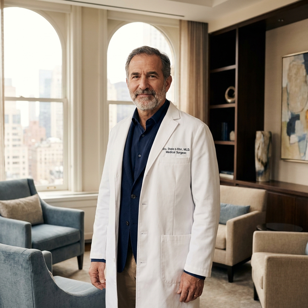 Trusted surgeon in Manhattan clinic representing verified FUE hair transplant clinics