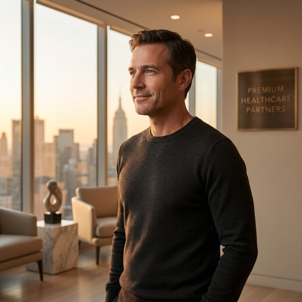 Confident man with natural hairline representing successful hair transplant follicular unit extraction results